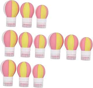 NOLITOY 12Pçs Garrafa De Sílica Gel Garrafas De Viagem De Silicone Garrafas De Loção Dispensador De Líquidos Recipientes De Viagem Garrafas De Sub-Embalagem