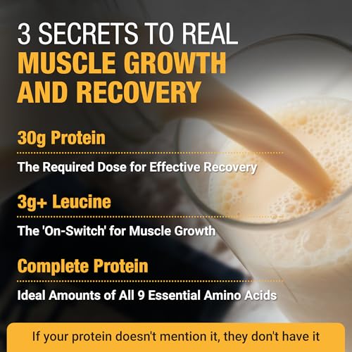 Image of Plant-Based Protein Powder for Men and Women - 30g Complete Plant Protein and 3g Leucine, Zero Bloat, Delicious Taste and Smooth Texture, Madagascar Vanilla, 15 Servings - Scoop Not Included