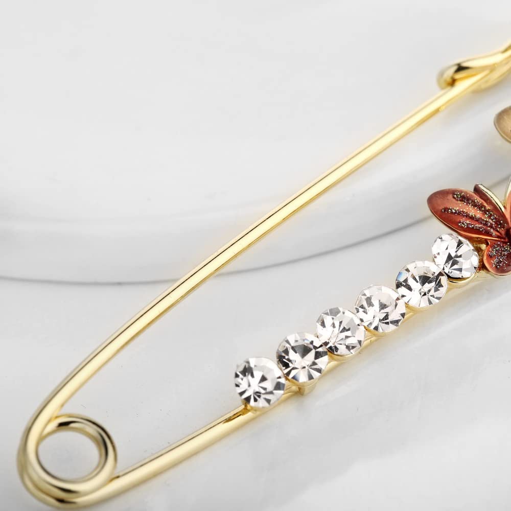 Broche Dulce, Broche con Lazo, alfiler Grande, Hebilla para Bufanda para Mujer, alfiler, Accesorios de Ropa