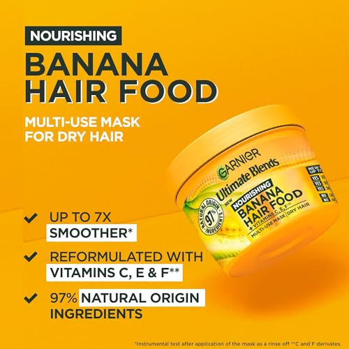 Garnier Nourishing Banana Hair Food Shampoo, Conditioner and Mask Set, For Dry Hair - Image 6