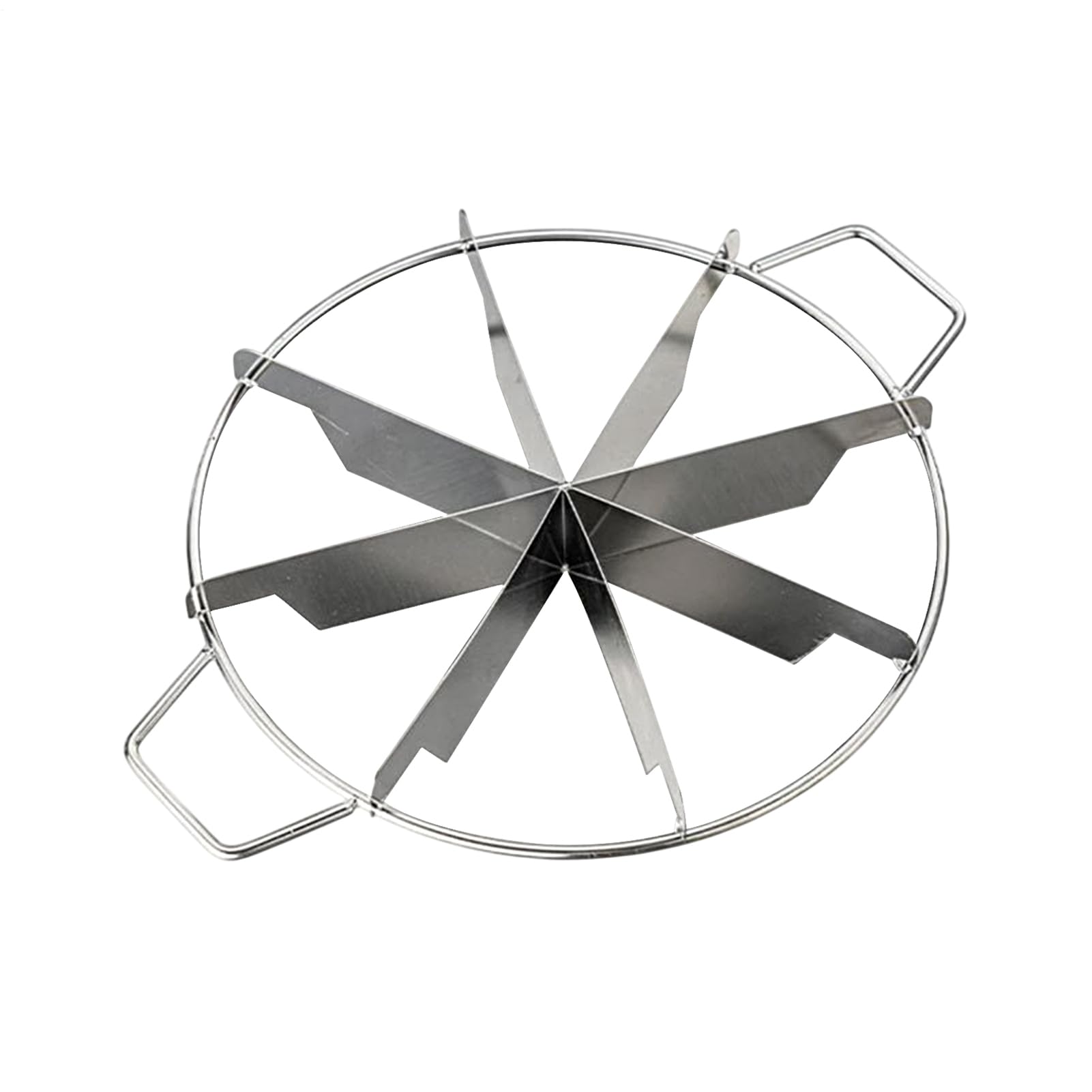 Cortador De Tartas 8 Raciones Acero Inoxidable 31x26.5x7cm Rebanador De Pasteles Divisor