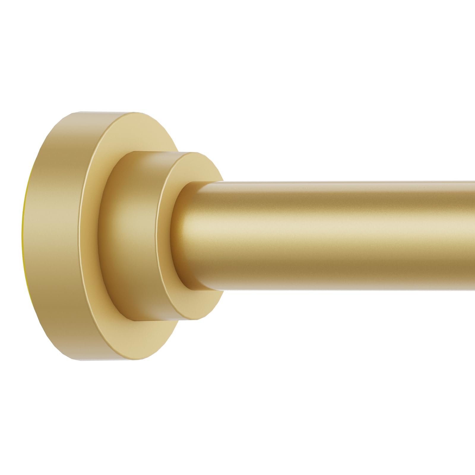 Photo 1 of Thestoa Gold Shower Curtain Rod - 43-92" Adjustable, 1" Diameter