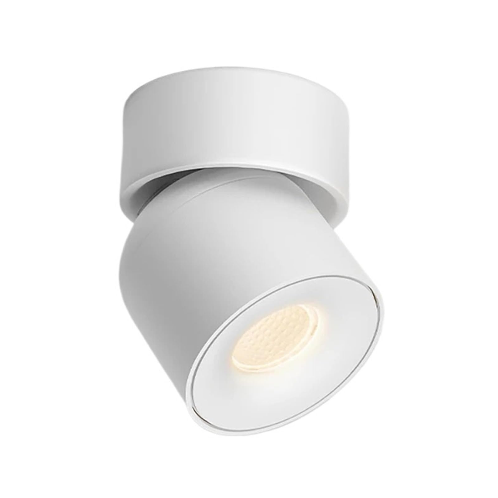 Lámpara de techo LED con chips COB de alta fidelidad y estructura blanca moderna