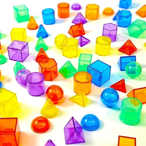 Sólidos geométricos 3D interactivos para evitar la falta de atención con material didáctico visual 4