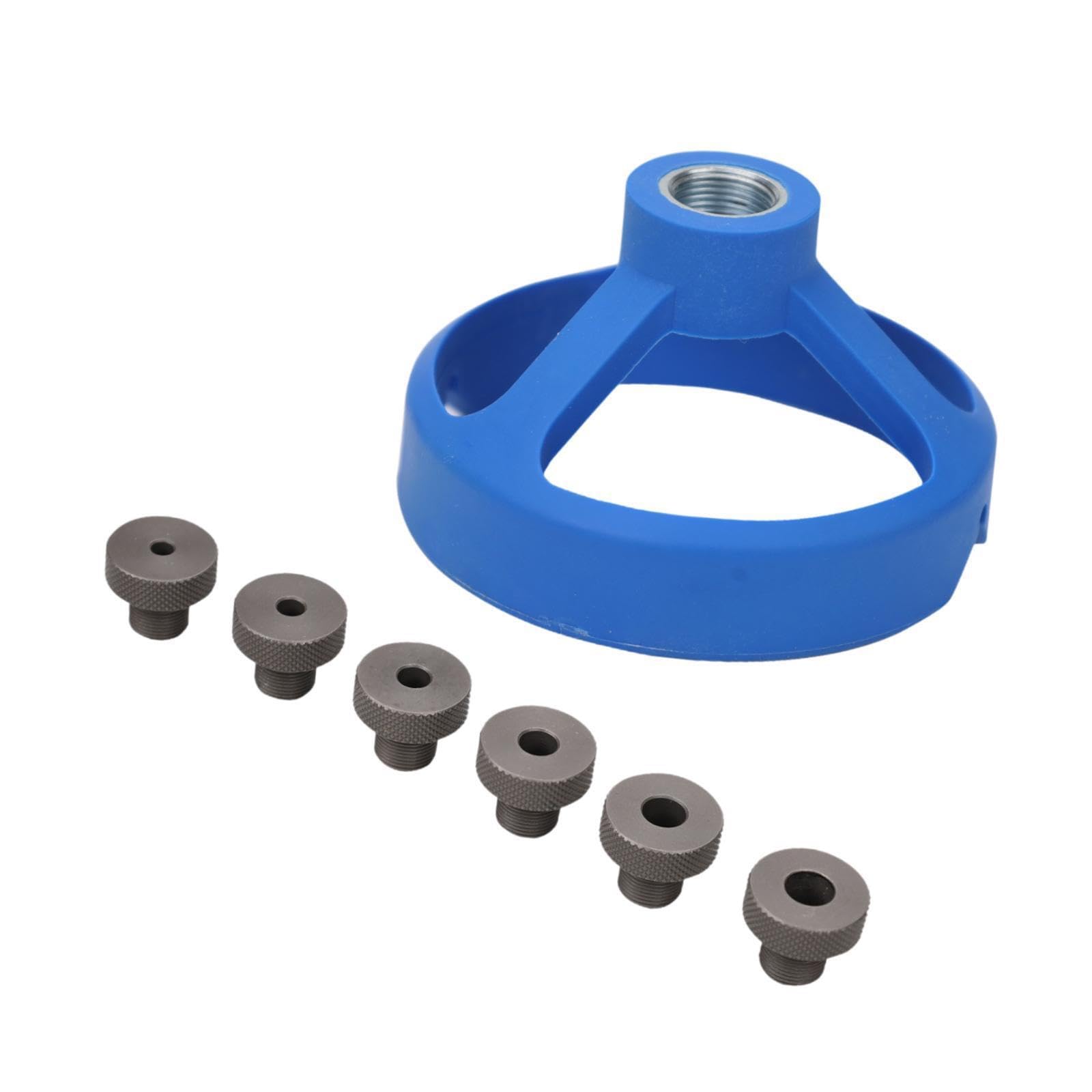 TWISAXC High Precision Woodwork Drill Punch Locator Jig Centering Tool Versatile Bushings Efficient Vertical Drilling Fixture Woodwork Vertical Drilling