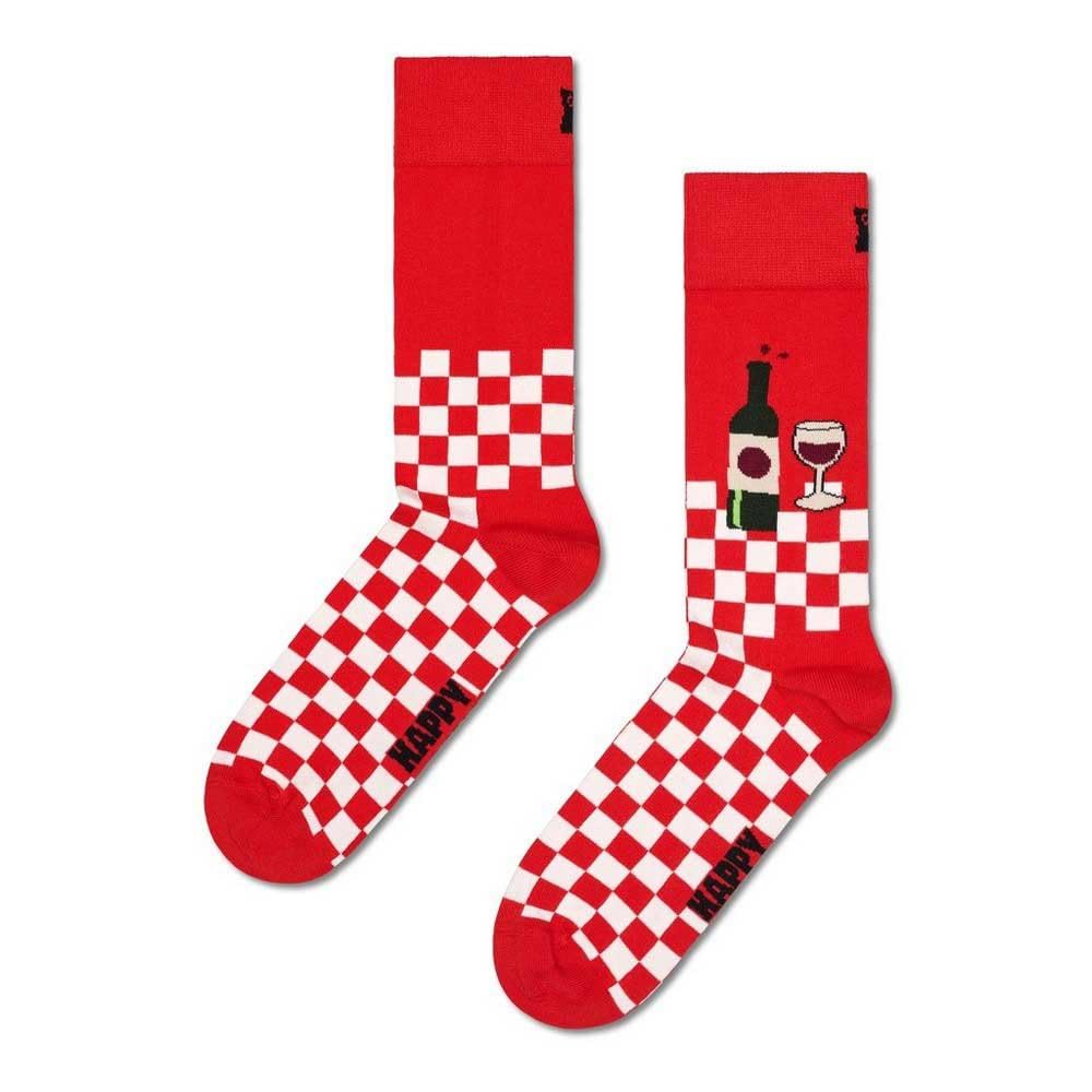 Happy Socks Unisex Multicoloured Wine And Dine Sock, 41-46