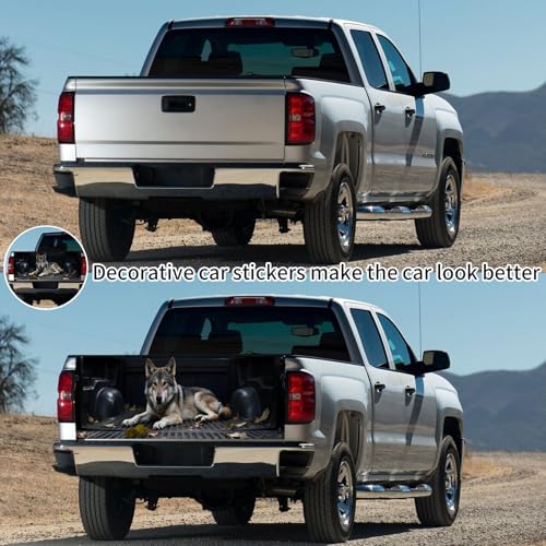 Image of Turck Tailgate Wraps Decals - 66x23.6 in Tailgate Decals for Trucks, American Egale Flag Tailgate Graphics for Trucks Pickup Personalized Decoration