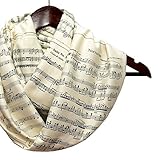 Sheet Music Infinity Scarf