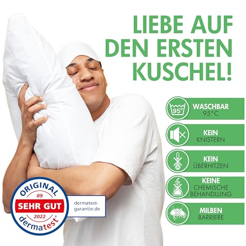 Allergiker-Bettwäsche Welldora mit Milbenbezug für Bettdecke 135×200