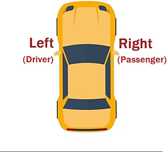 oimcpr Car Rear Tail Light Taillight Without Bulbs Compatible For Toyota Land Cruiser Prado LC120 2003 2004 2005 2006 2007 2008 2009(1Pcs Right)