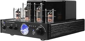Amazon.co.jp: 小型 ハイブリッド 真空管アンプ 真空管アンプ パワー