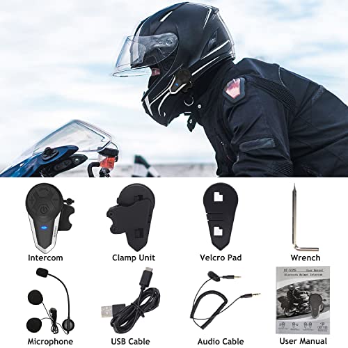 BT-S3 intercom moto pour téléphoner en sécurité sans fil - 5