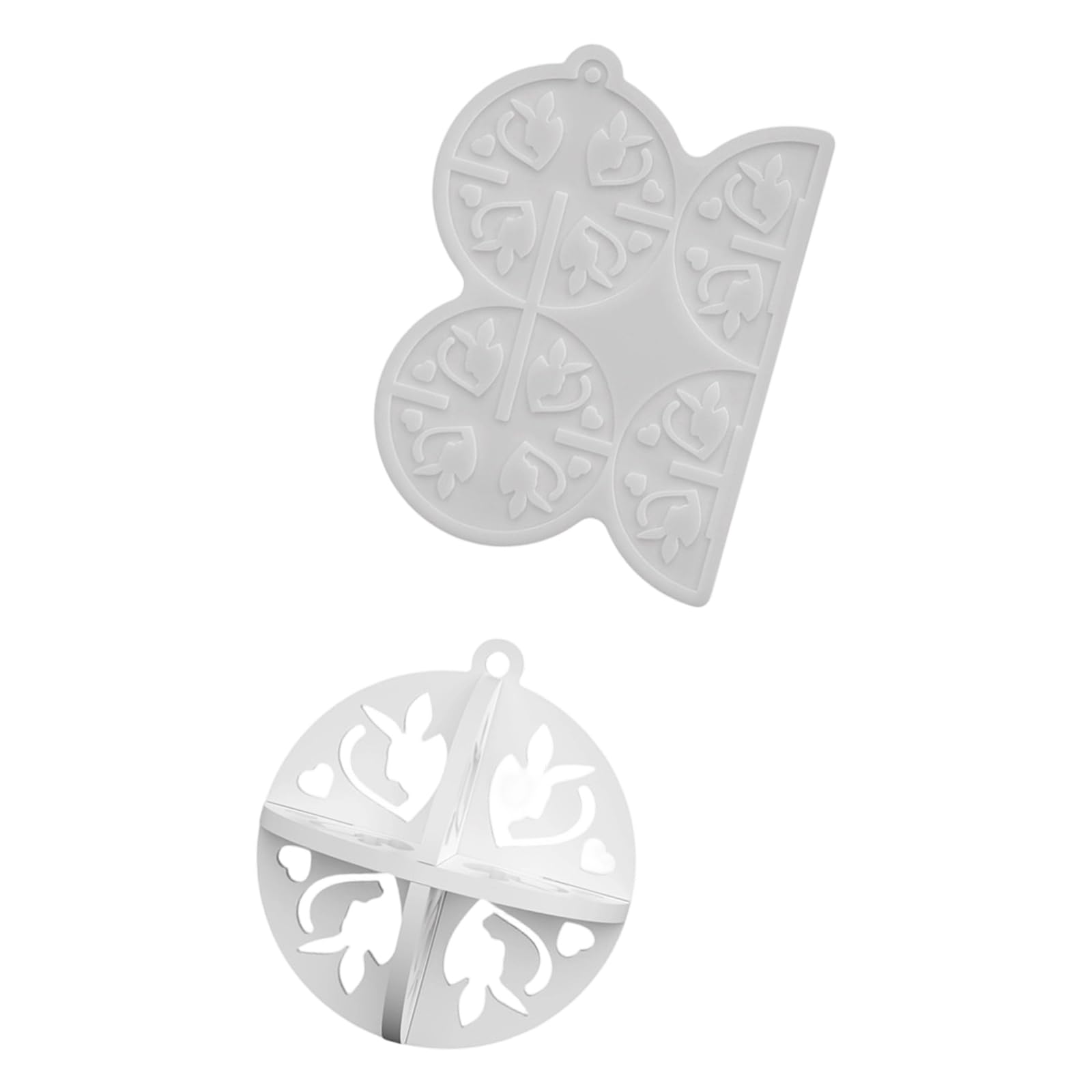 Safe Easter Rabbits Silicone Mold for Adults, Soap Making, Keychains Easter Bunnies Pendant Casting Mold