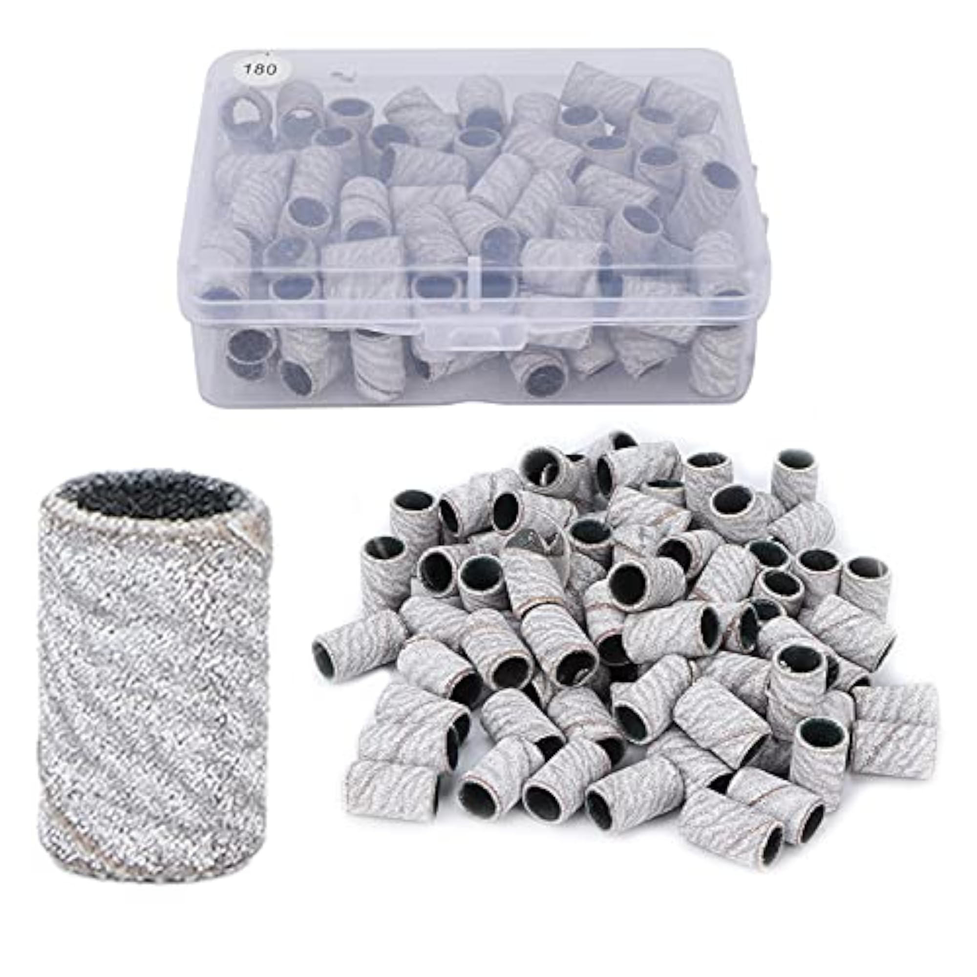 Manicure Sanding Bands for Nail Salon, 100pcs Set