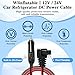 16.4 FT DC Power Cord Cable 12V/24V for Car Fridge Car Refrigerator Freezer Compatible with Alpicool, ARB,BougeRV, Bodega, Dometic,Euhomy, ICECO Etc Most Brands Portable Refrigerator (Black, 16.4 FT)