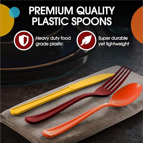 Thanksgiving-Plastic-Silverware-Heavy-Duty-150-Pcs-Thanksgiving-Plastic-Cutlery-Sets-Utensil-Sets-50-Of-Each-Forks-Knives-Spoons-Disposable-Cutlery-Set-Flatware-Set-For-Party-Supplies-Exquisite Thanksgiving Plastic Silverware Heavy Duty 150 Pcs Thanksgiving Plastic Cutlery Sets Utensil Sets 50 Of Each Forks Knives Spoons Disposable Cutlery Set Flatware Set For Party Supplies Exquisite