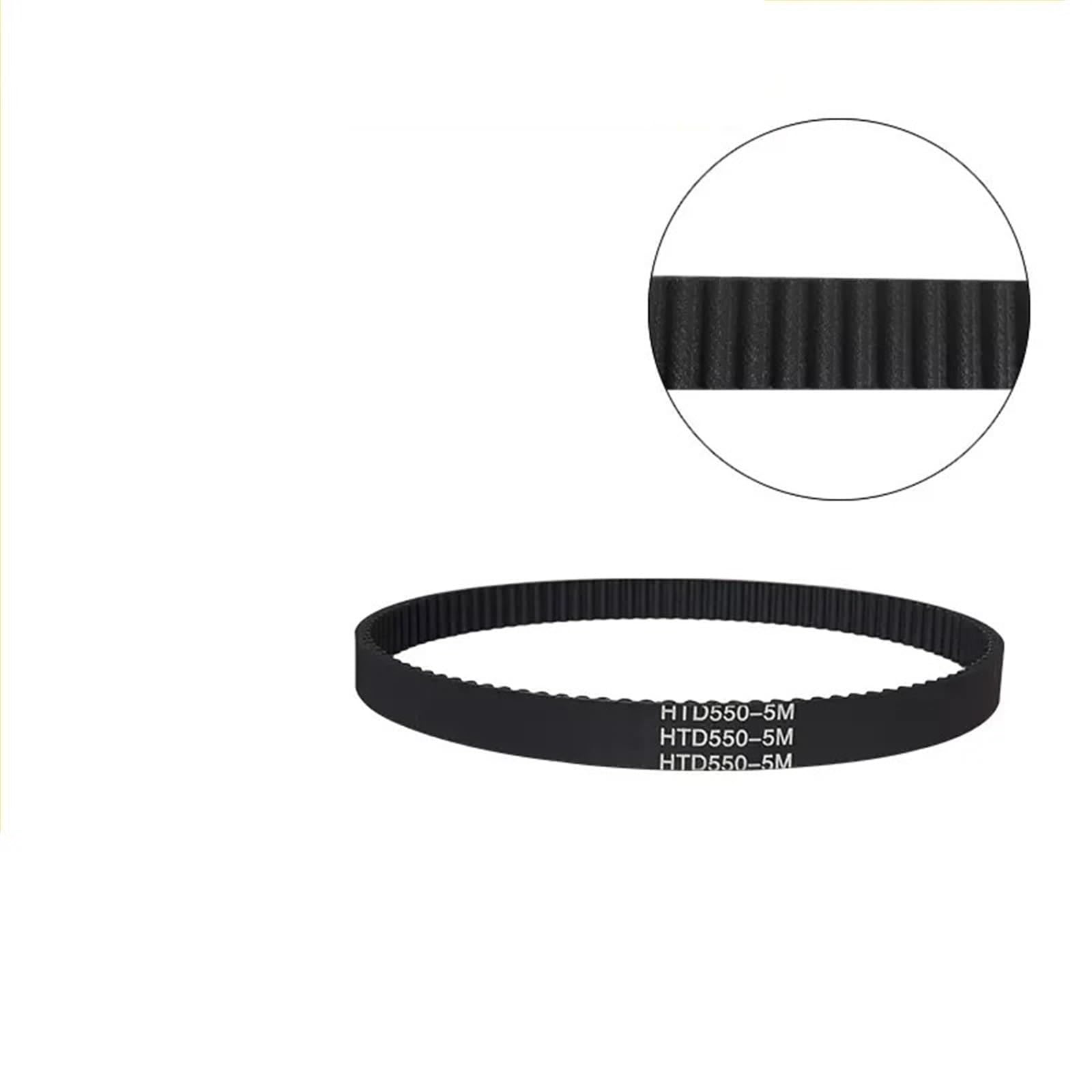 Industrial Drive Timing Belts HTD 5M gumowy pasek rozrządu z zamkniętą pętlą szerokość 10mm 15mm 20mm długość 705mm~830mm HTD 5m 710 720 730 740 750 760 765 780 790 800mm(5M-815mm,5PCS_15MM)