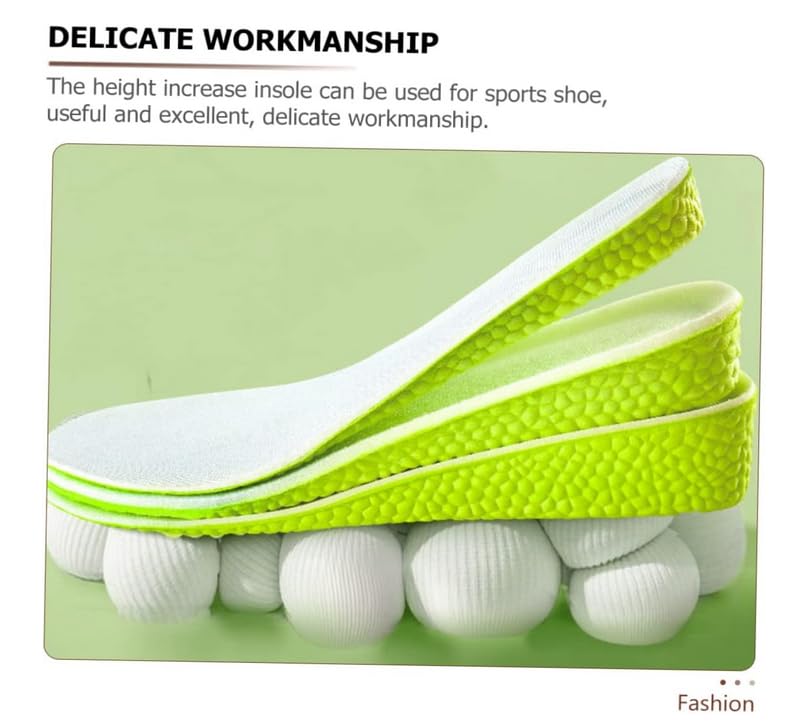 Plantillas elevadoras 2.5cm/3.5cm memory foam unisex miniatura 7