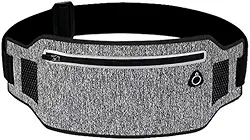 Pochete Esportiva Impermeável Slim Fitness Masculina Feminina Porta Celular Transversal Perfeita Para Corrida Academia Ciclismo Ou Passeios Para Levar Seu Celular Documento e Chaves (Preto)