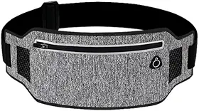 Pochete Esportiva Impermeável Slim Fitness Masculina Feminina Porta Celular Transversal Perfeita Para Corrida Academia Ciclismo Ou Passeios Para Levar Seu Celular Documento e Chaves (Preto)