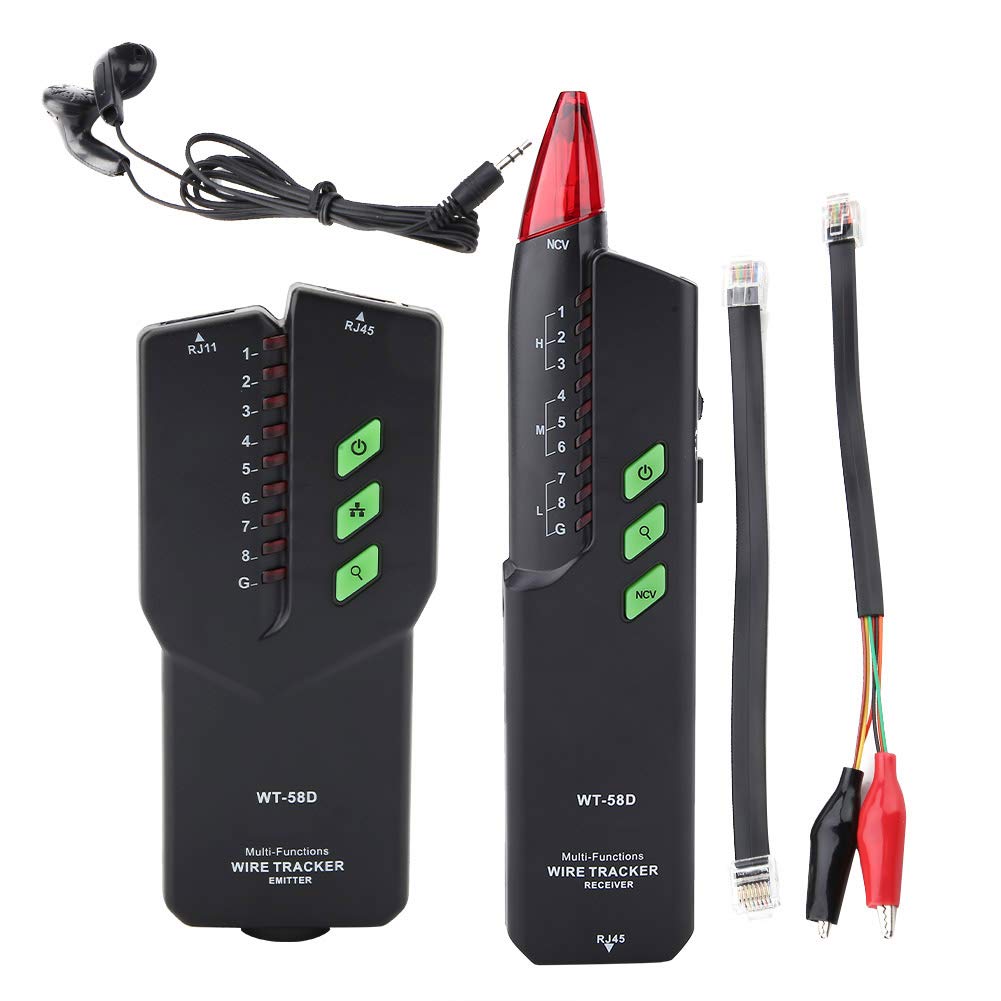 Akozon WT-58D Draht Tracker Handheld Netzwerkkabel Tester Line Finder Telefon Wire Detector Tracker Tool
