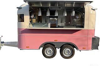 High-Capacity Food Festival Food Truck - Stainless Steel Mobile Cart with Griddle & Fryer for Crowd-Favorite Street Foods