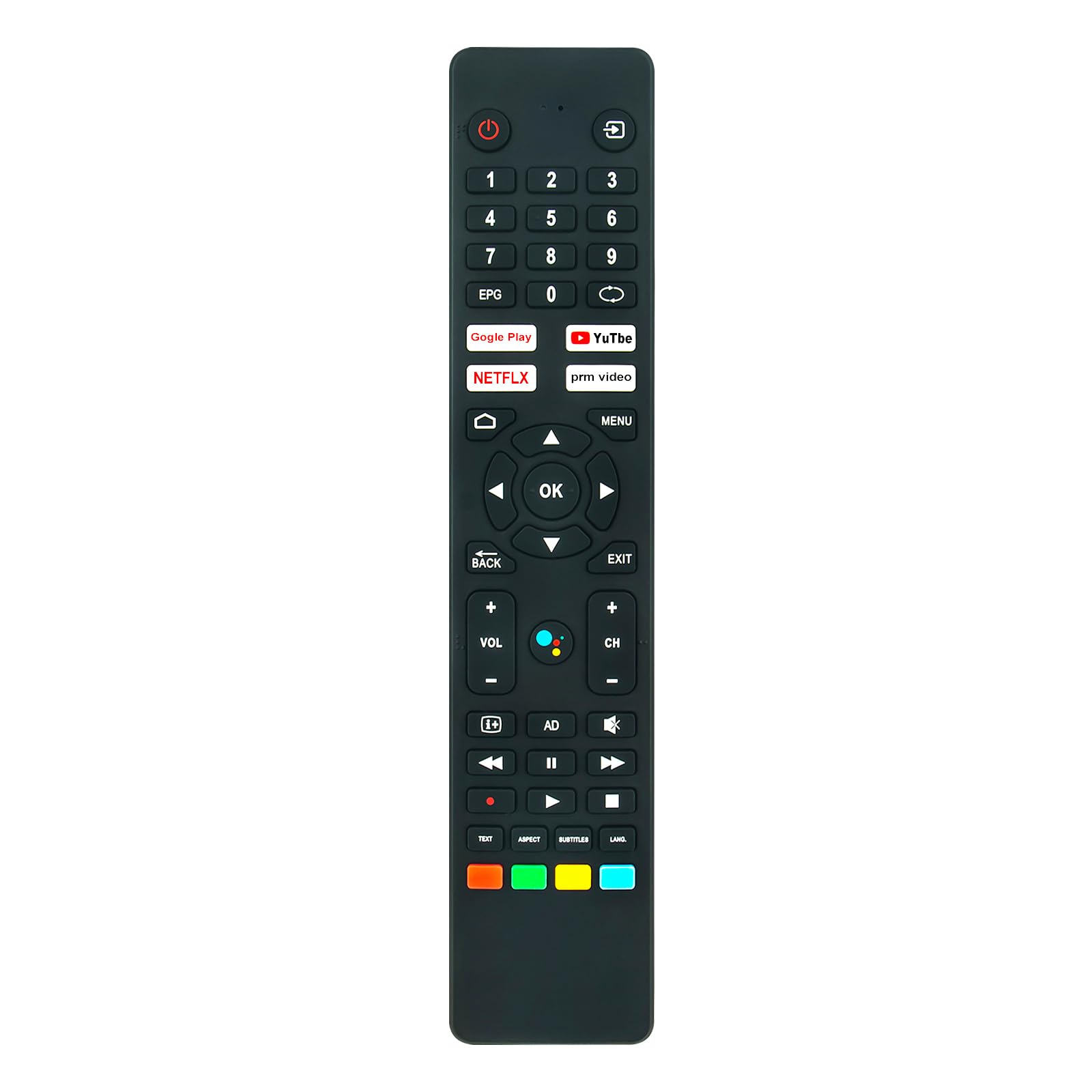 BT-VoiceRC-20-1 Telecomando di ricambio vocale adatto per Smart TV Sharp BTVoiceRC201 RC-20-1