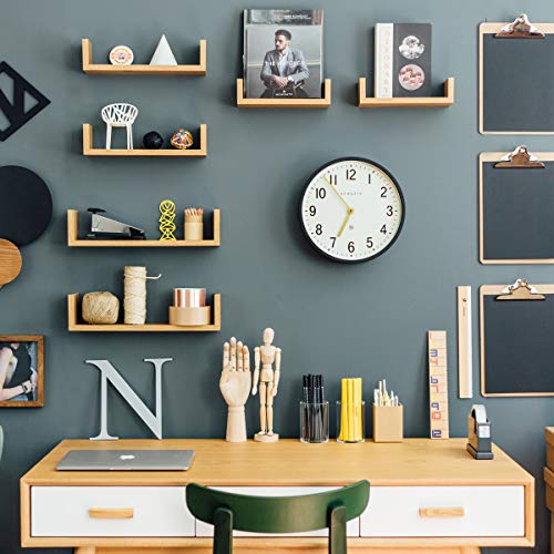 Newgate® Master Edwards Wall Clock - Metal Clock - Analog Wall Clock - Mid-Century Clock - Kitchen Wall Clocks - Round Wall Clock - Easy To Read - British Design (Blizzard Gray) #TOP3