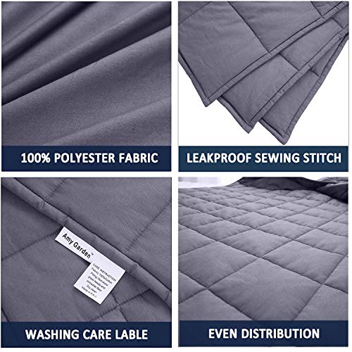 image for Amy Garden Weighted Blanket (48x72 Inch, 15 lbs for 160-250 lbs Indivi