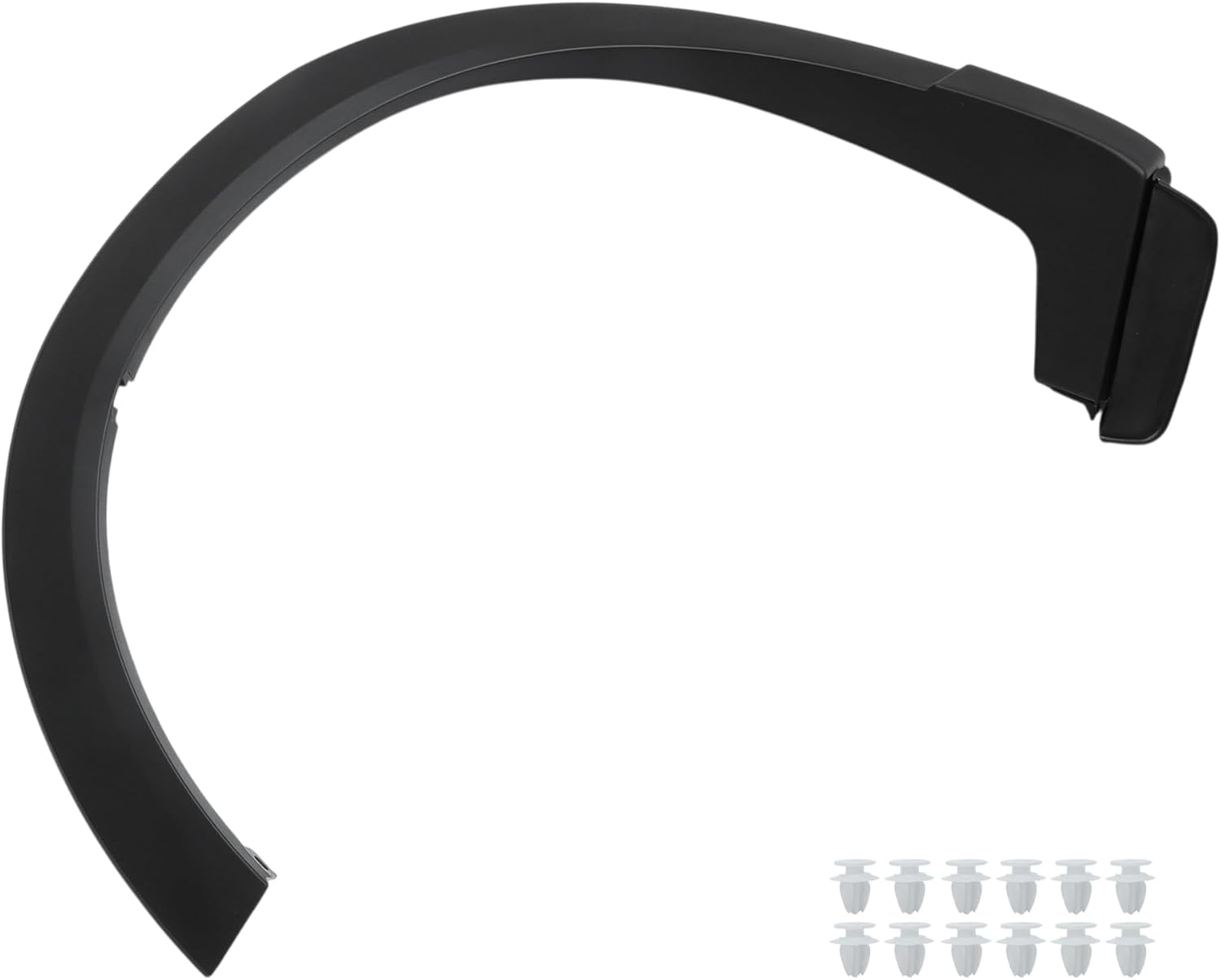 Rear Right Side Wheel Flare Fender Flare Trim for Mazda CX-9 2016 2017 2018 2019 2020 2021 2022 2023 No.TK48-51-W50F/TK48-51-W50H/TK4851W50F/TK4851W50H Car Wheel Arch Cover Black