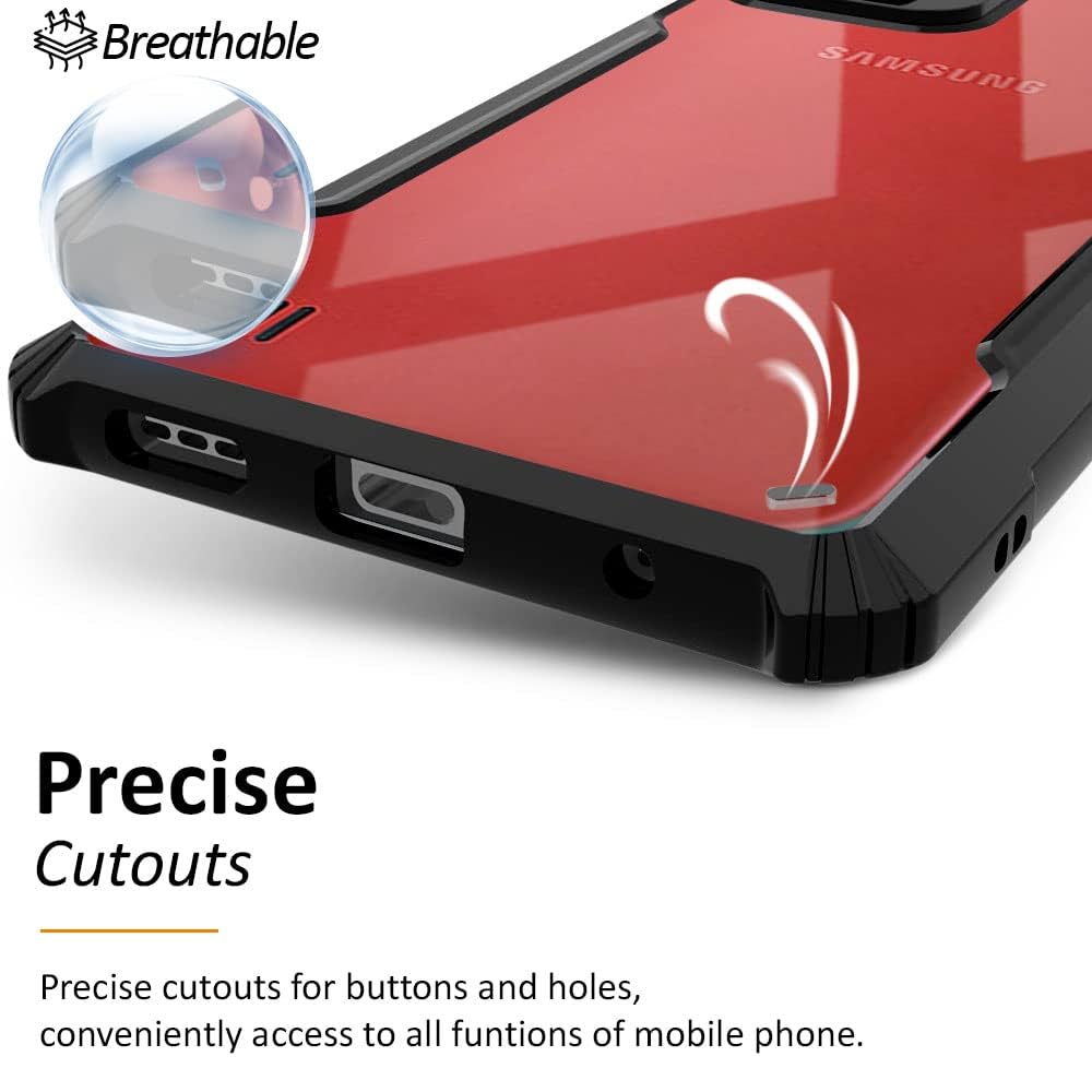 Samsung Galaxy M01 Case - Shock Proof Clear Cover -7