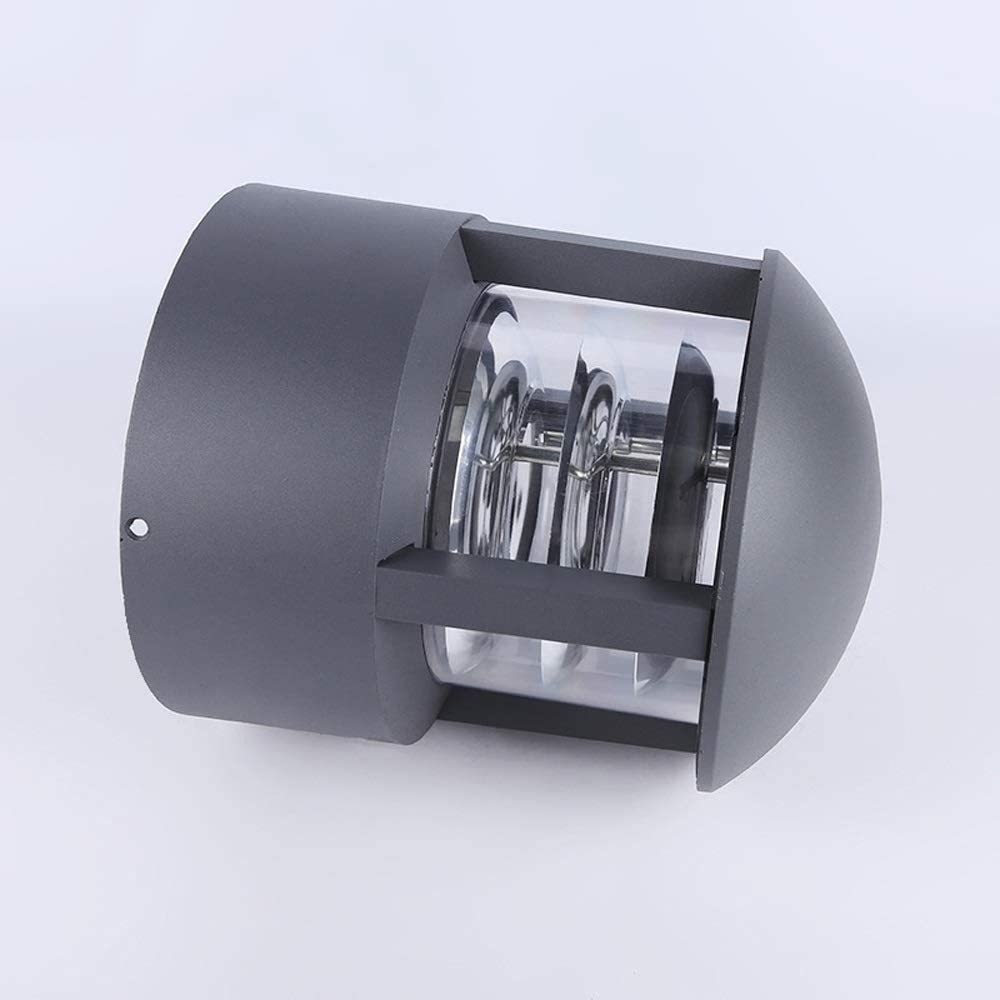 5W LED Post Cap Lights Srebrna kolumna Oświetlenie Nowoczesna prosta lampa uliczna do ogrodu Park Home Villa Dekoracyjna