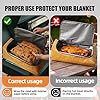 SCAUSY BBQ Blanket for Resting Meat, Leak-Proof & Reusable Insulated Meat Resting Bag, 270° Top Opening for Large Cuts, Meat Smoking Accessories Gifts for Men, Dad, Christmas Stocking Stuffers #3
