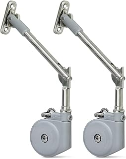 RUNNERGATE Lid Stay Open with Soft Close Lid Support Upward Lid Support for Toy Boxs and Upward Top-Opening Flap Doors Easy to Install (Pack of 2)
