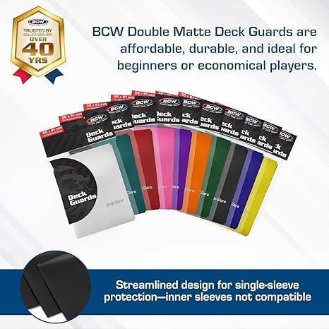 dc deck building card sleeves Amazon.com: BCW Thick Card Sleeves - 100 Pack | Crystal Clear Polypropylene  Protective Sleeves for Collectible Cards | Card Protector Sleeves Holds Trading  Cards Up to 240pt main image 1