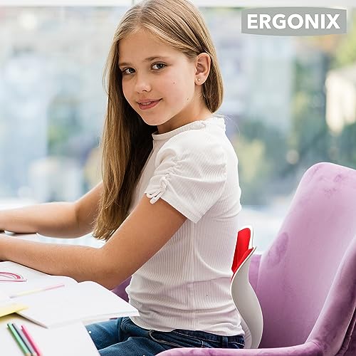 Miniatura 8 de Ergonix Posture Corrector Chair For Kids Silla, Red, Small