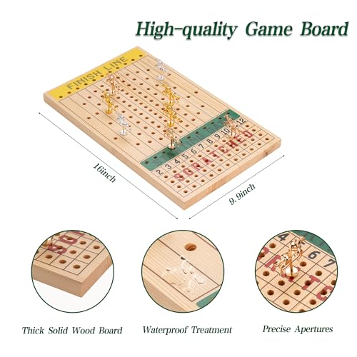 Juego de Mesa Horse Race Game Board para Adultos miniatura 3
