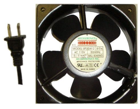 Mechatronics 115V AC Fans (80x38mm, High Speed)