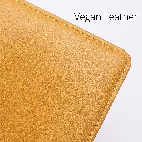 Image of Alldaily Small RFID Wallet for Women Slim Compact Bifold Pocket Ladies Travel Mini Purse (Yellow)