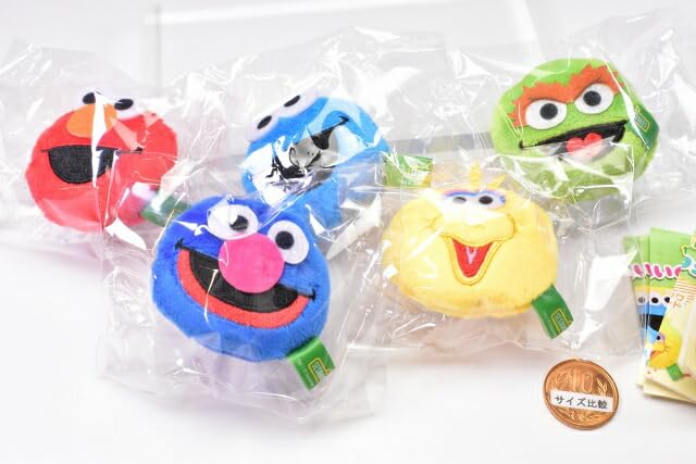 Amazon.co.jp: セサミストリート ぬいぐるみフェイスリング [全5