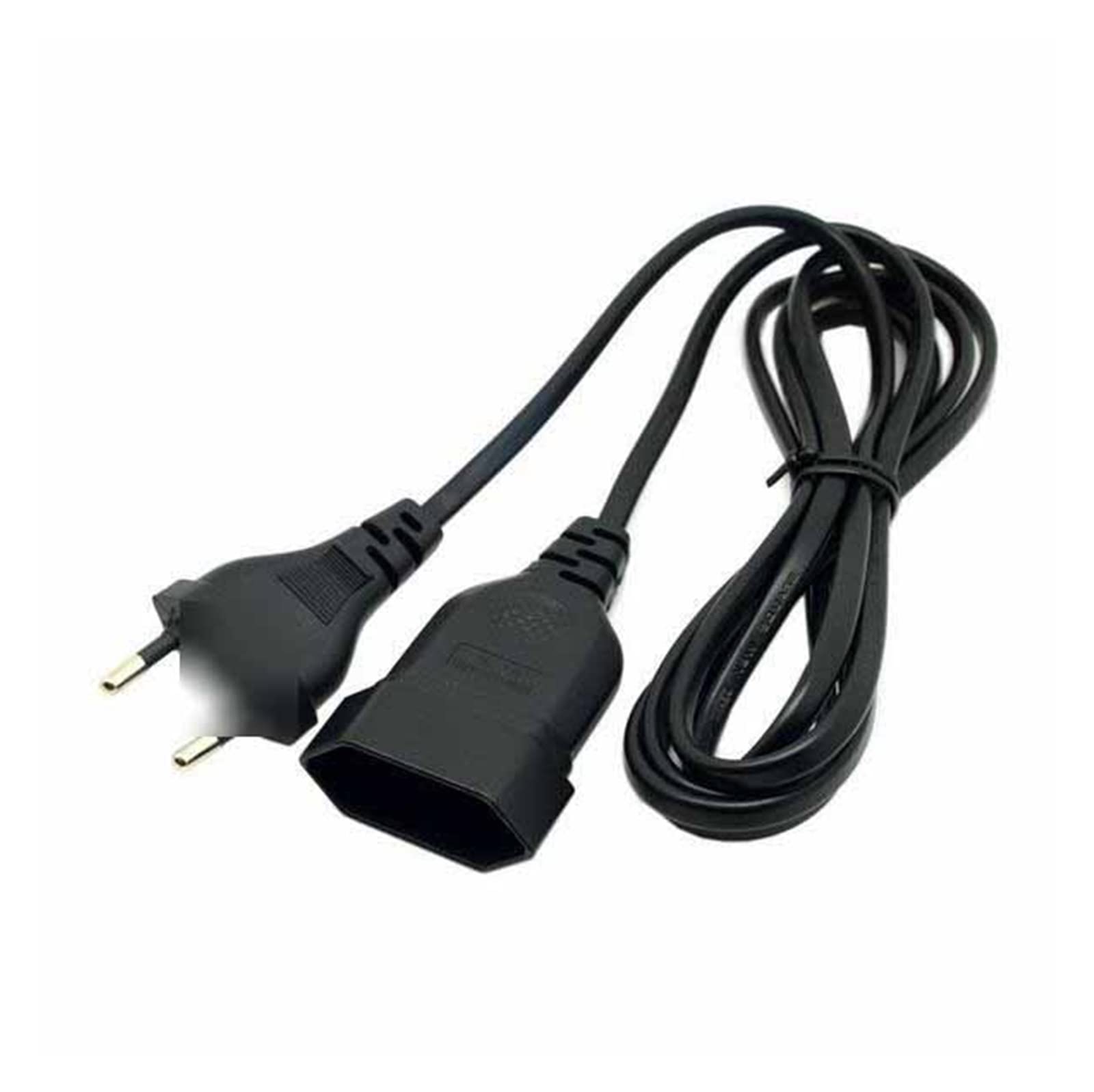 Cable de alimentación de 2 Clavijas Cable de extensión de alimentación Macho a Hembra for computadora PC 0.5M / 1M / 2M / 3M / 4M / 5M (Color : 500CM)