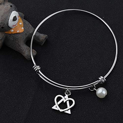 SEIRAA Adoption Symbol Pendant Bracelet Adoption Jewelry For Stepmom Stepdaughter Gotcha Day Gift (Adoption bracelet) - Image 5