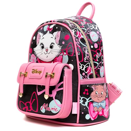 Wondapop Aristocats - Marie 11" Vegan Leather Fashion Mini Backpack3