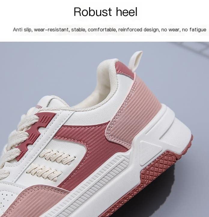 Women Heightening Thick Sole Shoes, Women's Casual Shoes Breathable Lace Up Women's Fashion Sneakers3