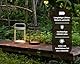 LUUK Studio NEU: LED Lampe, solar- und akkubetrieben, kabellos und IP65 wasserfest, für innen und außen, tragbar und stufenlos dimmbar für Balkon, Garten, Esstisch, Camping, Grillen, braun