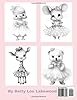 Animals in Dresses: Grayscale Coloring Book #1