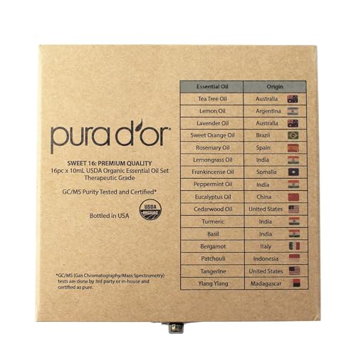 Pura D'Or 84065 Organic Sweet16 Essential Oils Set thumb #5