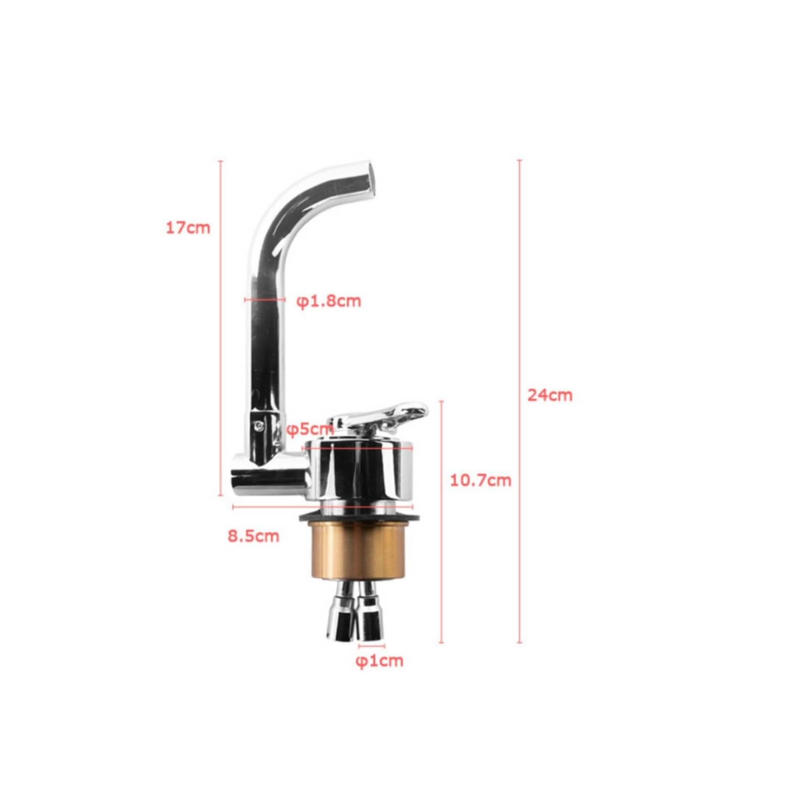Grifo Giratorio para Autocaravana