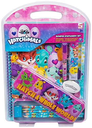 Preisvergleich Produktbild HATCHIMALS HML1-6173 Bumper Schreibwaren-Set, Mehrfarbig