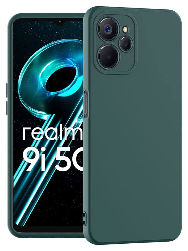 Spacekart Realme 9i 5G Case Ultra-Thin Slim Fit Phone Cases Soft Flexible TPU Matte Finish Coating Light Protective Back Cover for Realme 9i 5G - Green (B0BD5W178P) Amazon Price History, Amazon Price Tracker